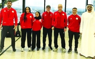 Национальная команда начинает участие в чемпионате Азии по каратэ