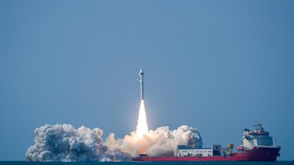 China launches rocket with seven satellites