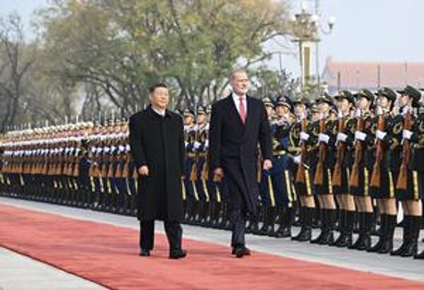 King Felipe VI of Spain on State Visit to China